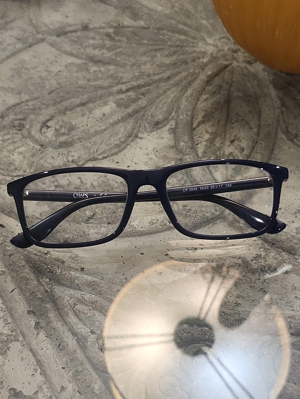 Chaps Mens Navy Perscription Glasses Frames Like New Cp3046  55 17 145